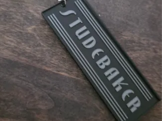 Vintage Studebaker Tailgate Keychain