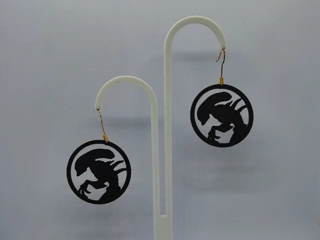 Aretes Alién XenoCírculo