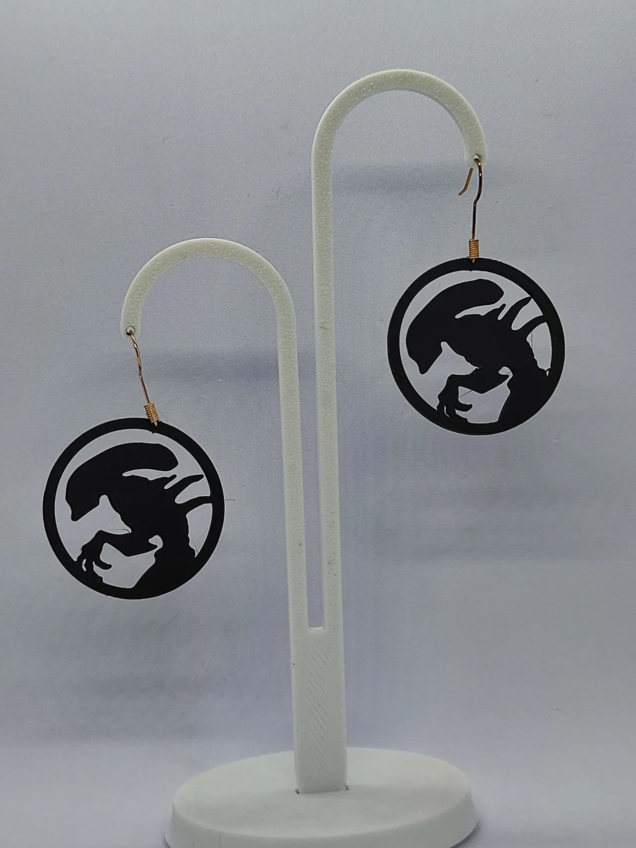 Aretes Alién XenoCírculo view 3