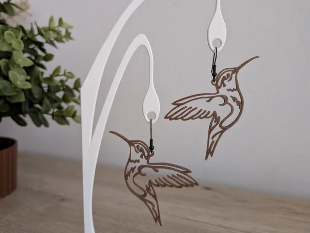 Hummingbird earrings
