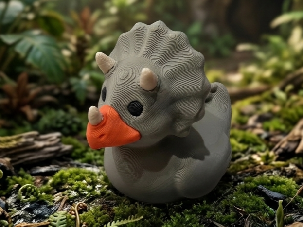 Triceratops Duck, Dino Duck, Cruise Jeep Duck