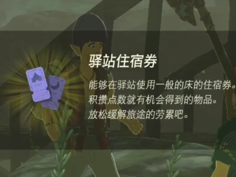 塞尔达王国之泪住宿券