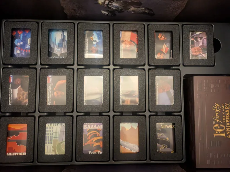 Firefly 10th anniversary  simple sleeved card tray