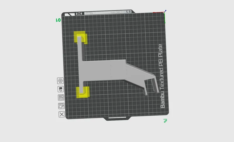 Remix AMS Lite Top Mount / Wall Alternative for A1 (short arm)