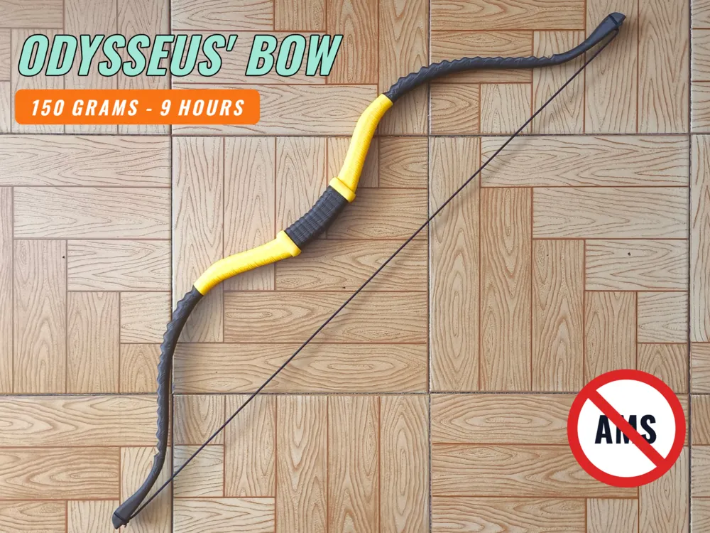 Accesorio para impresora 3D: Odysseus’ Bow - No AMS. Referencia del modelo original.