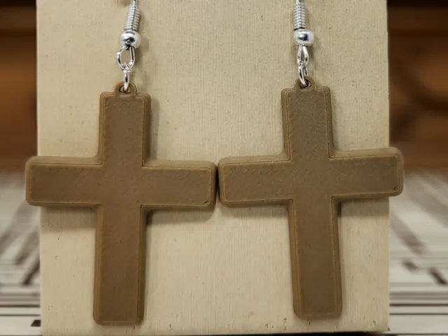 Cross earrings