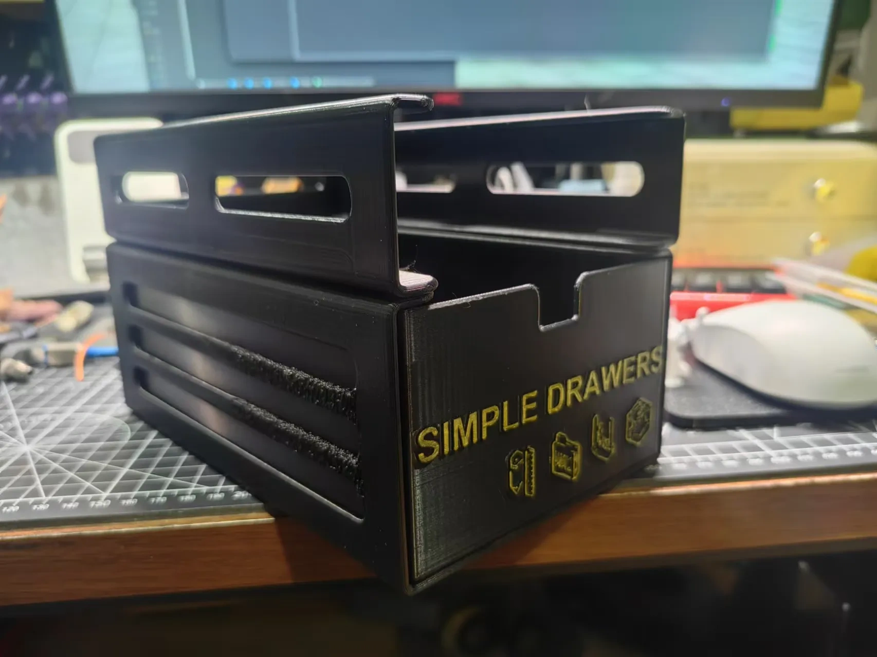 Miniatura 2 do modelo 3D 极简主义小抽屉
