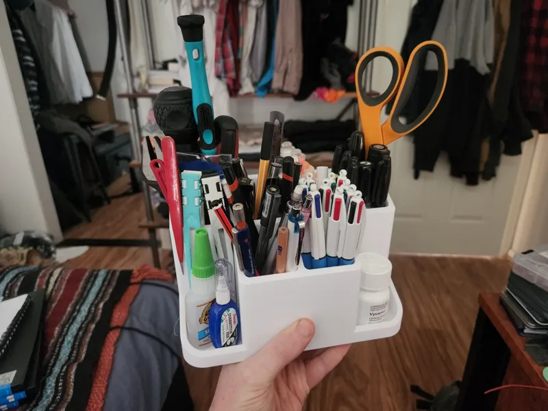 8x Slot Desk Organiser