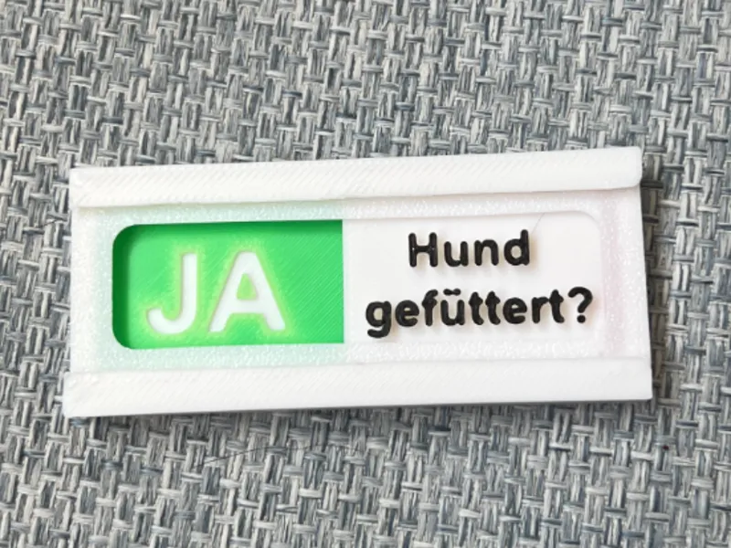 Schiebeschild Hund