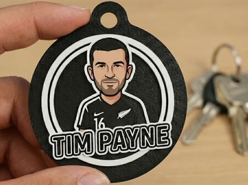 Tim Payne keychain
