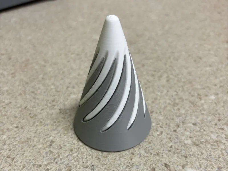 Spiral Cone Passthrough Fidget