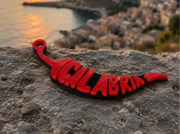 portachiavi delle calabria a forma di peperoncino