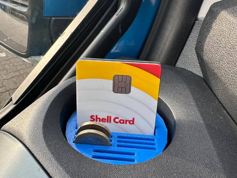 Cup Holder Coin and Card Organizer V2