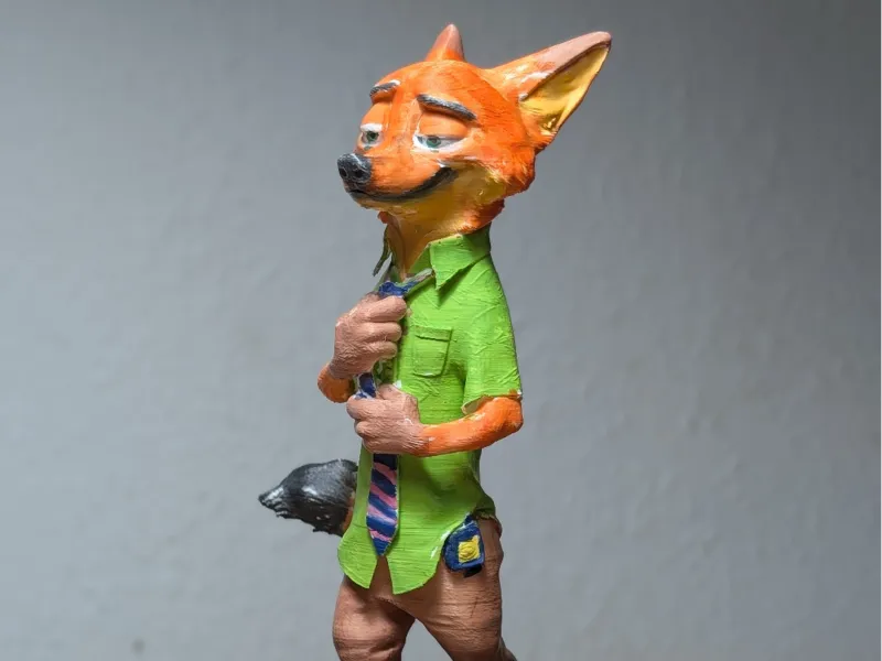 Nick Wilde - Zootopia Fox (3D Coloring Edition)