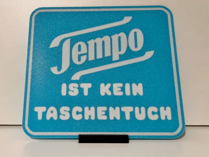 Tempo ist kein Taschentuch
