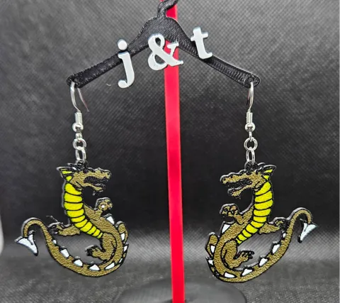 Dragon earrings