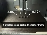 4 smaller sizes - PETG HF