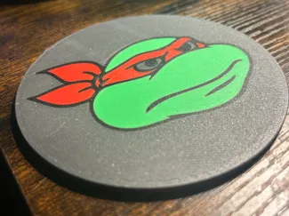 TMNT  inspired coaster