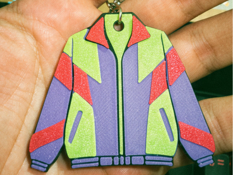Llavero Trend años 80 - 3D printed Image to Keychain, in stock in India
