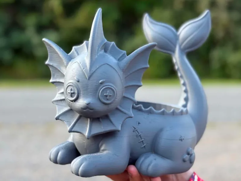 Creepy Vaporeon Planter