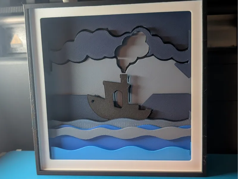 Benchy Shadowbox Voyage