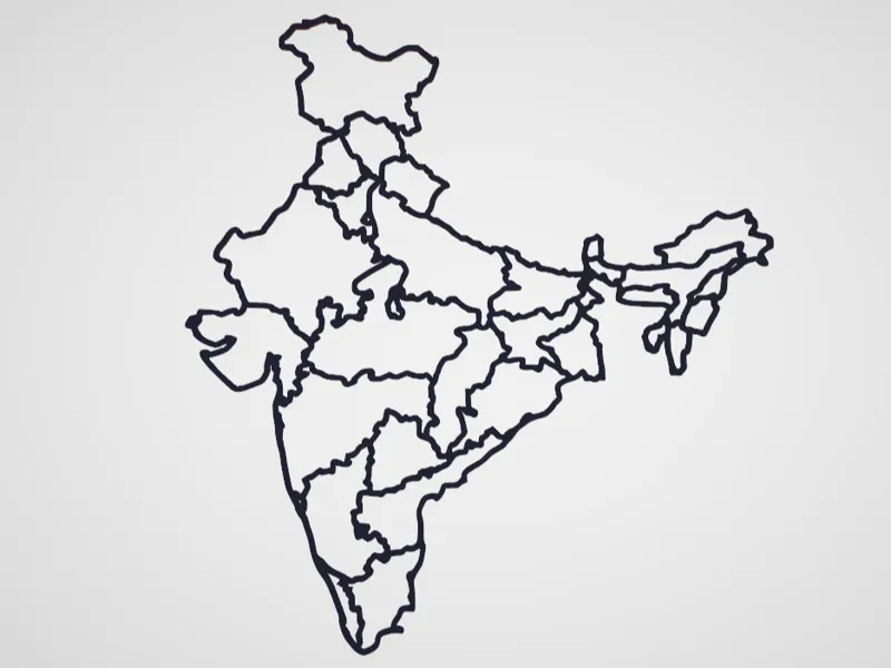 India Map with States