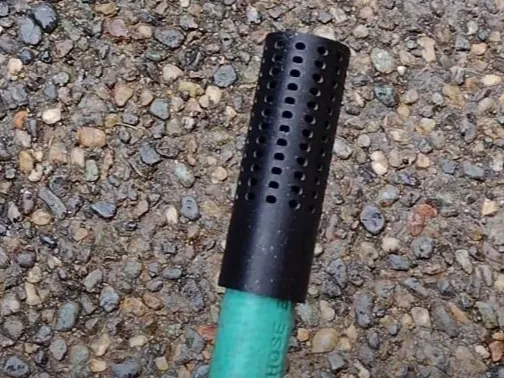 Dehumidifier hose drain filter cap