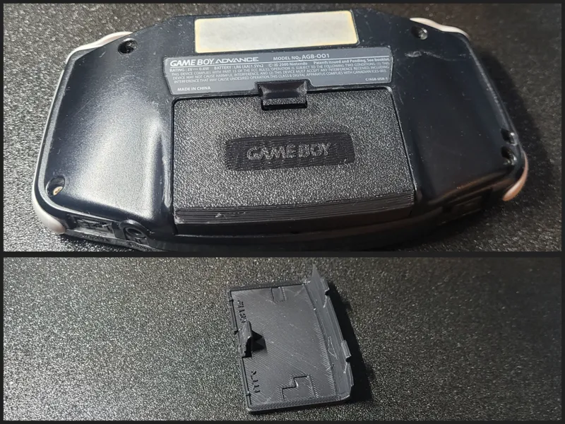 Game Boy Advance Battery Cover