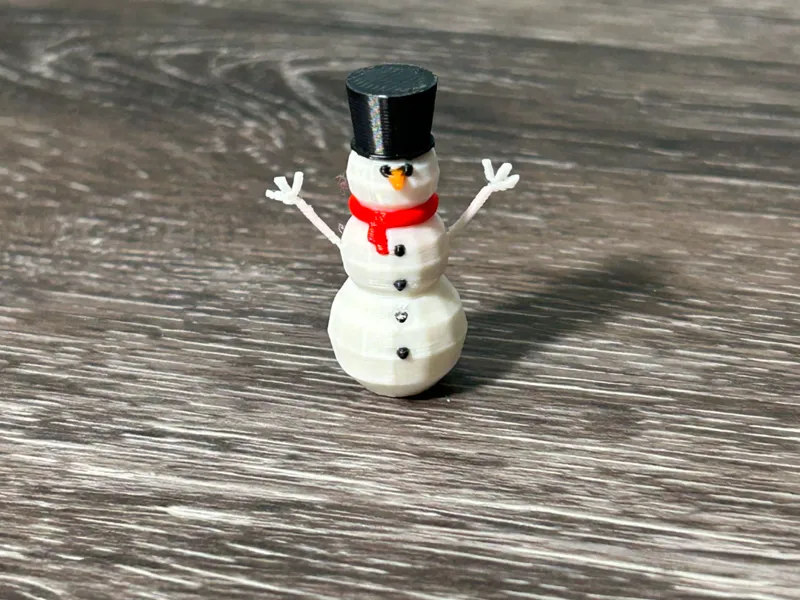 Mini snowman (Low poly)