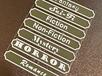 Book Shelf Labels