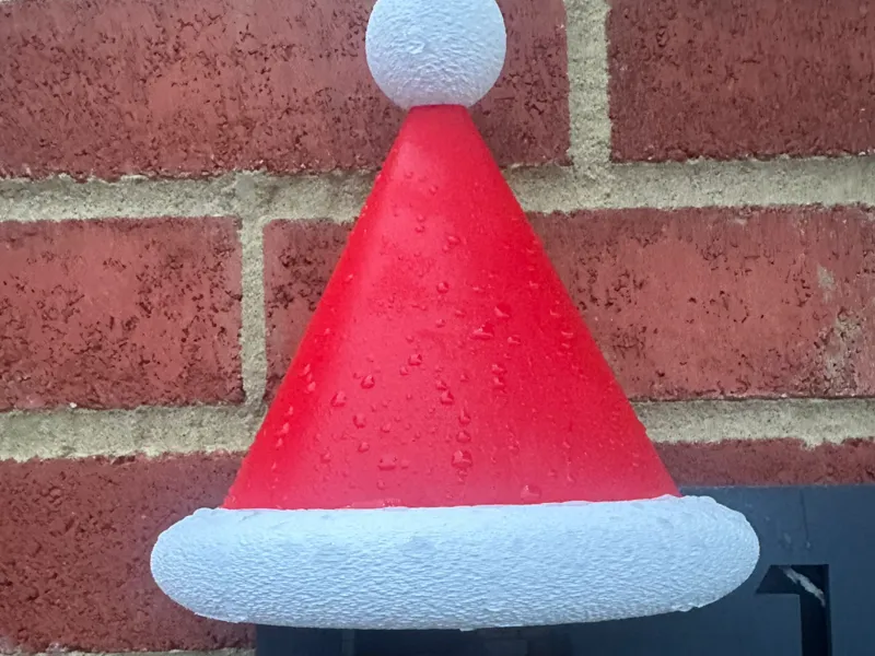 Ring doorbell santa hat 