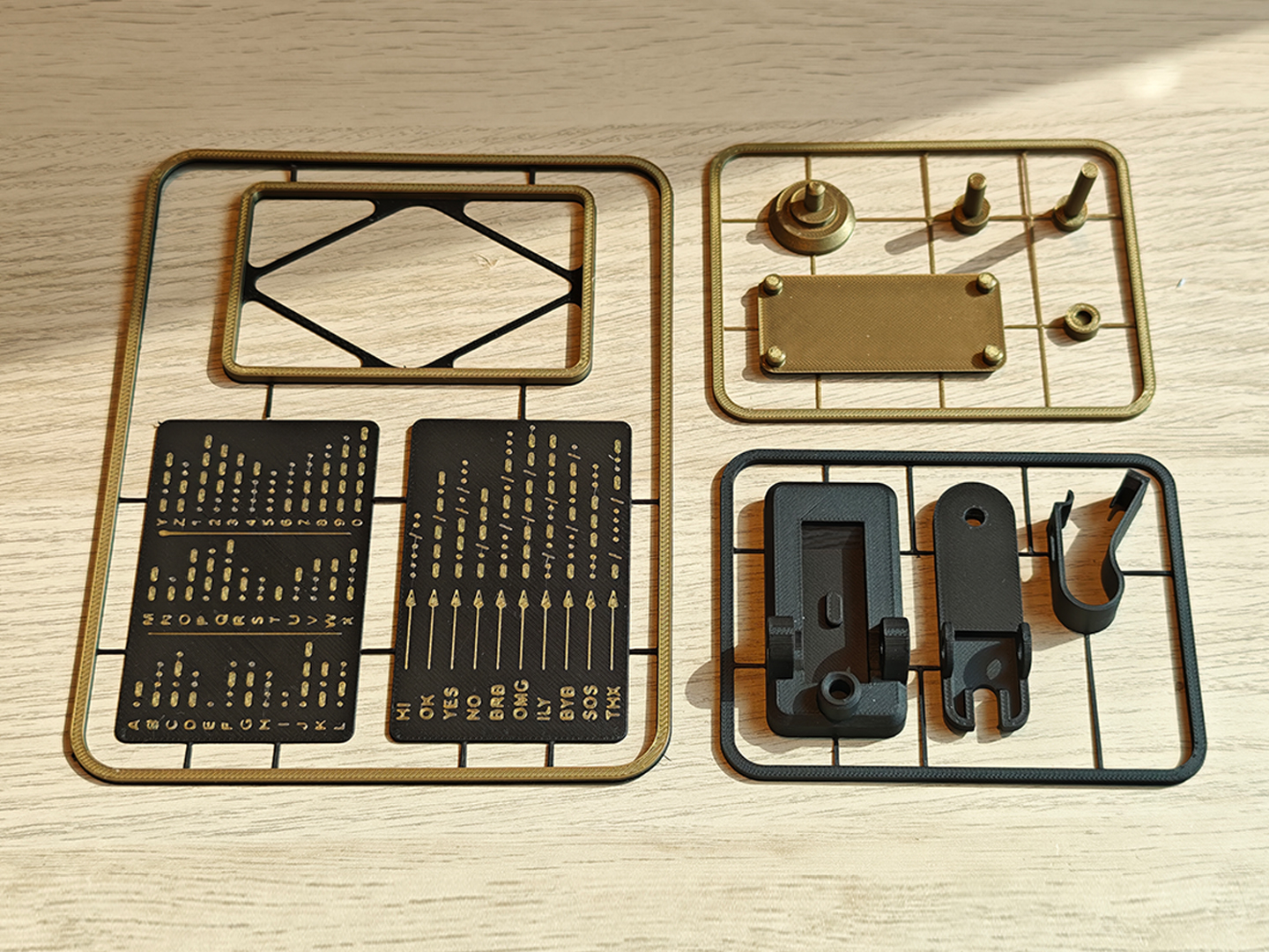 Pocket Telegraph — Morse Code Fidget Kit Card - 1
