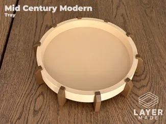 Mid Century Modern Tray