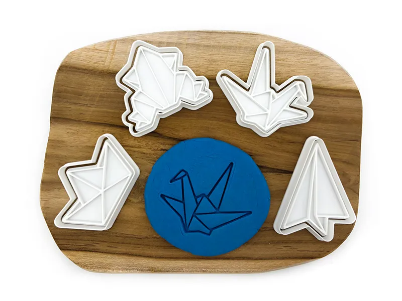 Origami cookie cutters (Nick's cookie cutters)