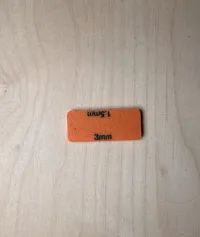 Gerade 1,5 mm+ 3mm