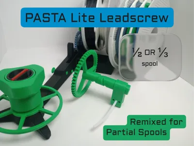 PASTA Lite Leadscrew for ½ OR ⅓ Spool