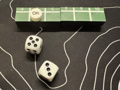 Portable Craps Dice Table