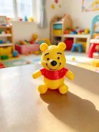 Knitted Winnie the Pooh mini size.