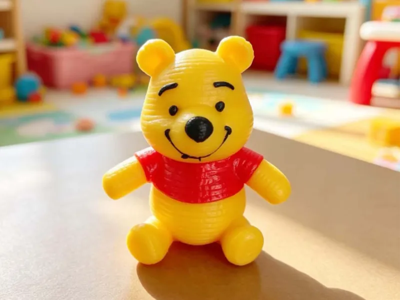 Knitted Winnie the Pooh - 3D Print Model Figurine