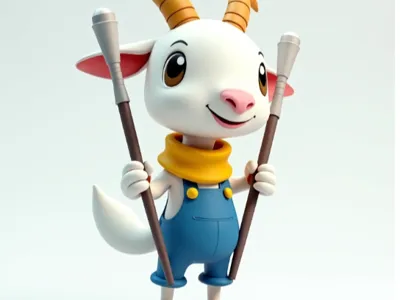 goat from (goats don't wear coats)