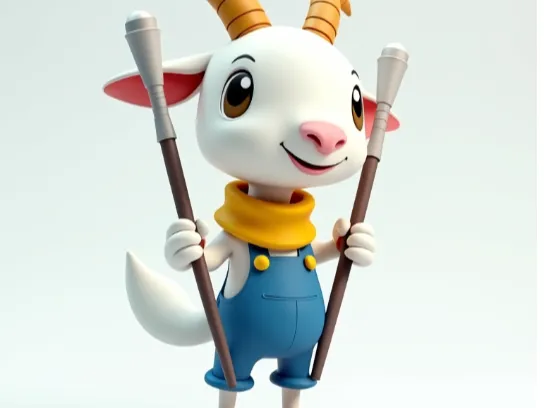 goat from (goats don't wear coats)