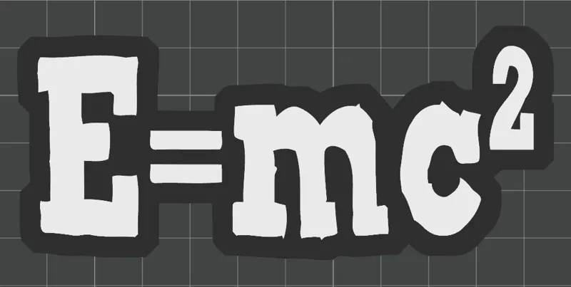 Mass energy conversion formula 质能转换公式