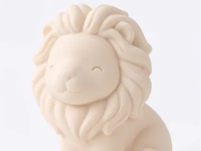 Cute Minimalist Lion – Nursery & Kids Room Decor