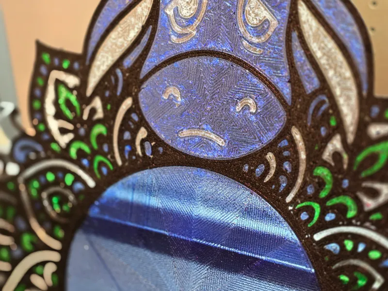 Eeyore Themed Stained Glass