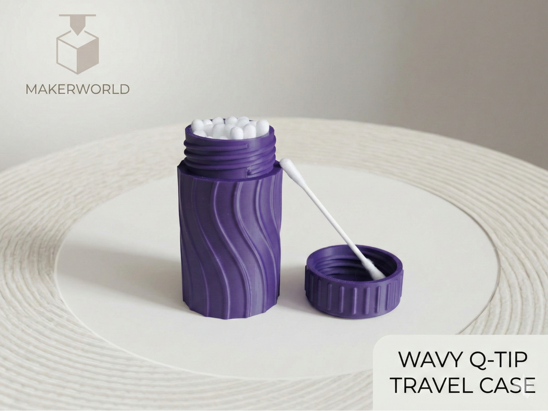 WAVY Q-TIP TRAVEL CASE - Travel Companion