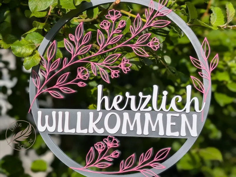 Herzliche Willkommen Kranz
