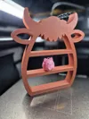 Tabletop Highland Cow Shelf