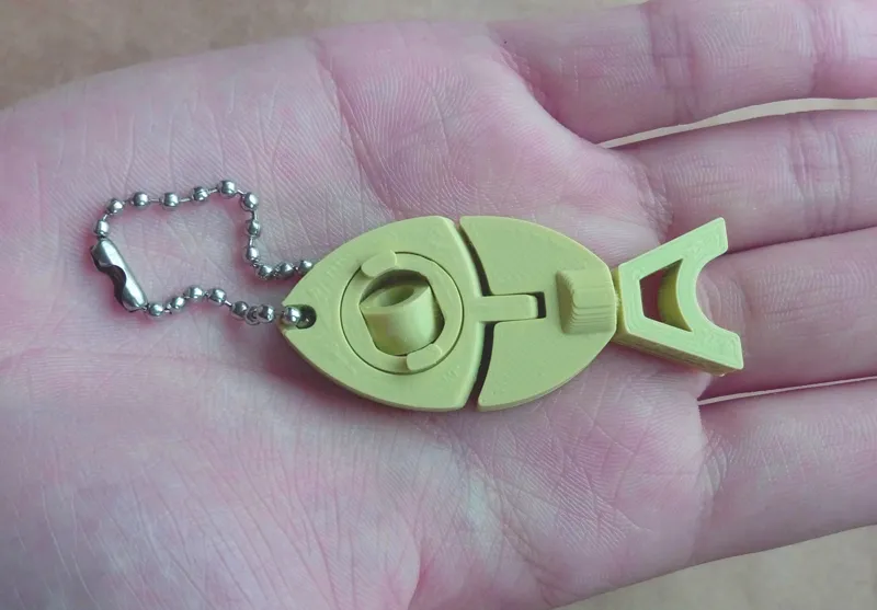 Gap test fish