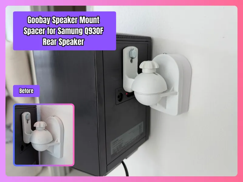 Goobay Speaker Mount Spacer for Samsung Q930F