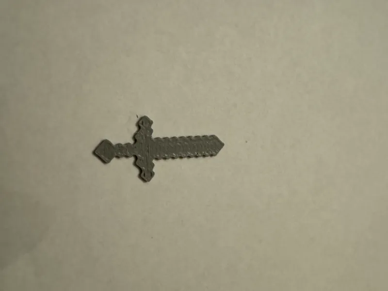 Small Minecraft Sword